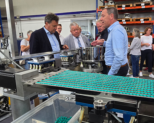 Gewerbeschau in Wolpertshausen Christian von Stetten