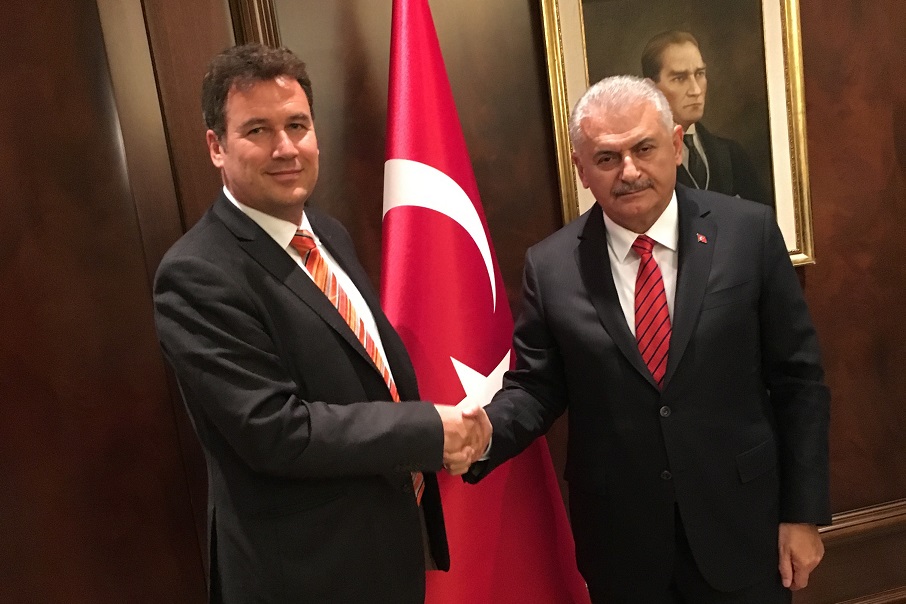 Christian Von Stetten mit Ministerprsident Yildirim