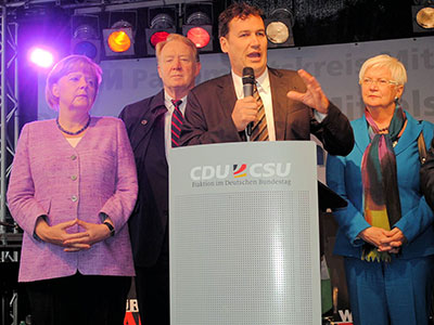 Bilder 4 Christian Freiherr von Stetten mit Bundeskanzlerin Angela Merkel PKM Hohenlohe CDU